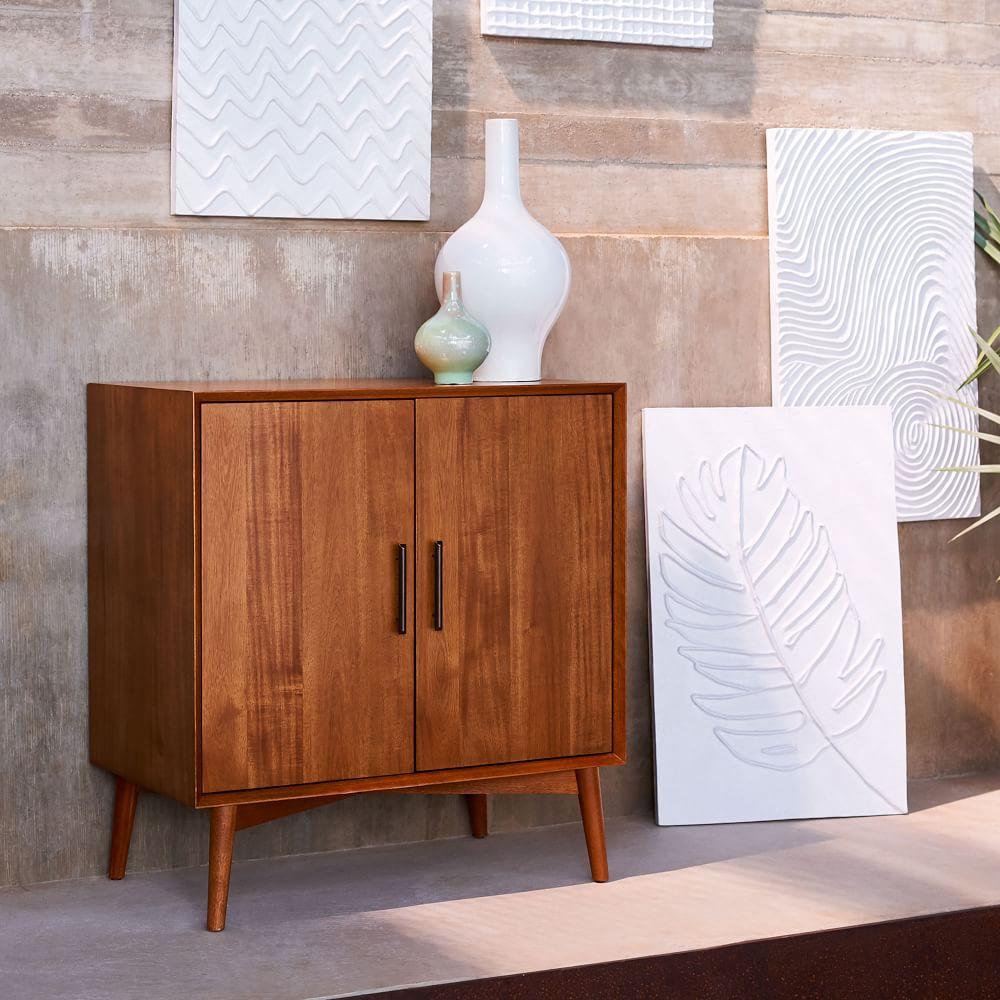 West elm mid century sales bar cabinet